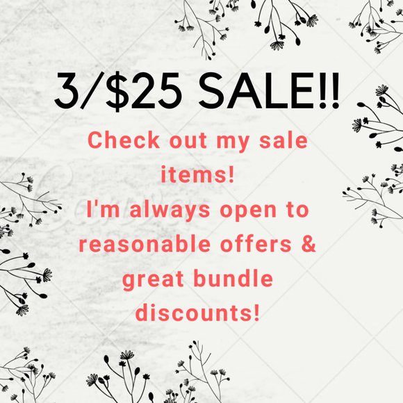3/$25 SALE! - Picture 1 of 1